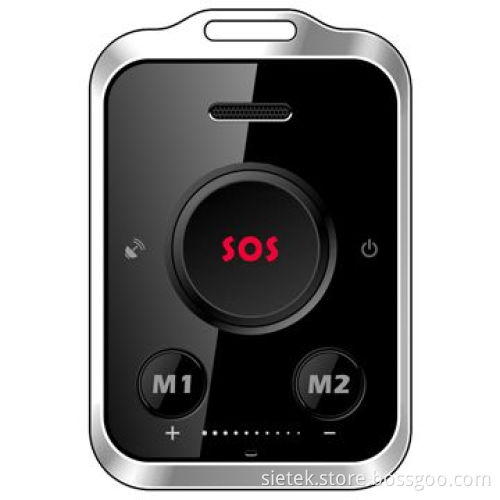 GPS tracker with SOS emergency button and phone function